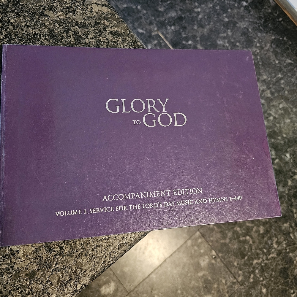 Glory To God Accompaniment‎ Edition Vol.1 Hymnbook Sheet Music Purple Lyrics